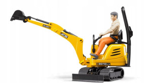 Bruder 62002 Minikoparka Jcb Z Figurką