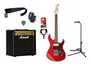 Gitara Elektryczna + Wzmacniacz 15w Kabel Zestaw