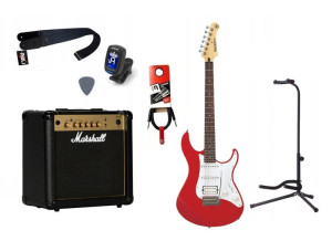 Gitara Elektryczna + Wzmacniacz 15w Kabel Zestaw