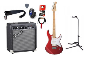 Gitara Elektryczna + Wzmacniacz F 10w Kabel Zestaw