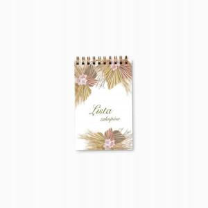 Notes a6 - Lista zakupów - Bohemian Pampas