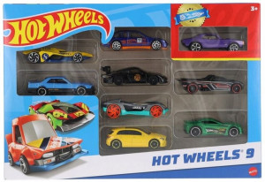 Hot Wheels 9 Autek Samochodów Resoraki  Mattl