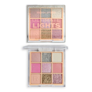 Makeup Revolution Ultimate Lights Paletka cieni do powiek (9) - Feathered P