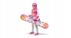 Bruder 60420 Figurka Kobiety Na Snowboardzie