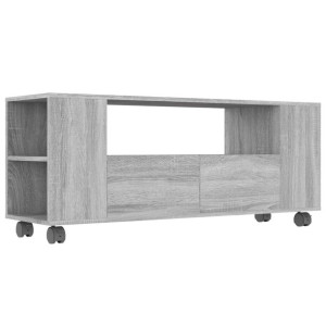 Szafka pod telewizor, szary dąb sonoma, 120x35x43 cm