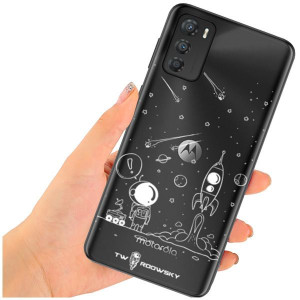 Etui Do Motorola Moto G42 Nadruk Twardowsky Space