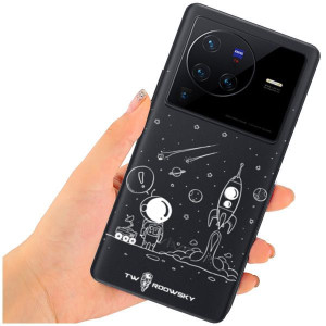 Etui Do Vivo X80 Pro Pokrowiec Twardowsky Space