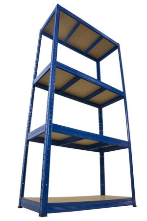 Regał metalowy magazynowy Helios HNN_180X090X30_4_275 ilość półek 4 /275 kg