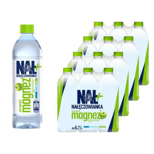 Nałęczowianka Nał+ Napój z dodatkiem magnezu smak jabłkowy 0,7 l x 24sztuki