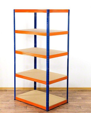 Regał metalowy magazynowy Helios HNO_180X090X45_5_350 ilość półek 5 /350 kg