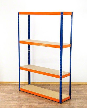Regał metalowy magazynowy Helios HNO_180X120X30_4_350 ilość półek 4 /350 kg