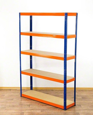 Regał metalowy magazynowy Helios HNO_180X120X30_5_350 ilość półek 5 /350 kg
