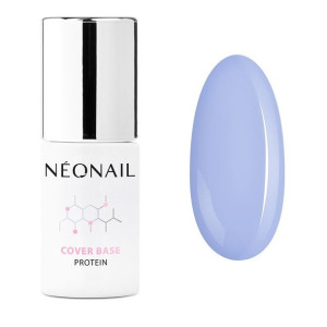 Neonail Lakier Hybrydowy 7,2 Ml - Cover Base Protein Pastel Blue