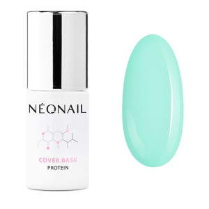 Neonail Lakier Hybrydowy 7,2 Ml - Cover Base Protein Pastel Green