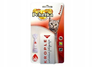 Krople Na Pchły Kleszcze 1ml Dla Kota Pchełka