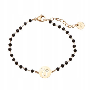 Bransoletka Złota Beads Stal Chirurgiczna LEW LEO