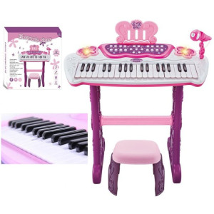 Keyboard Dla Dzieci Organy Mikrofon Pianino 883br