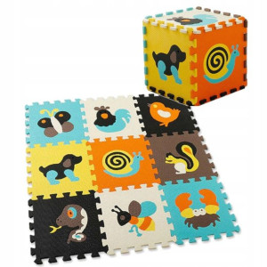 Grube Puzzle Piankowe Mata Eva 9 Szt Zwierzątka 38