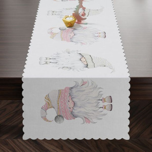 GNOM Bieżnik wodoodporny, 38x160cm, kolor 002 różowo-szary