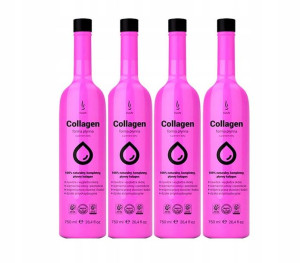 4x DuoLife Collagen 750ml piękne włosy skóra