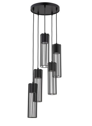 Fobia lampa wisząca koło czarna 33459 Sigma