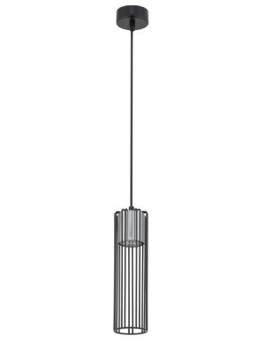 Fobia lampa wisząca czarno srebrna 33448 Sigma