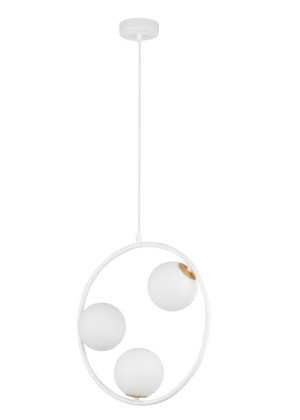 Aqua lampa wisząca biało złota 33414 Sigma