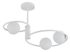 Aqua lampa sufitowa biało złota 33466 Sigma