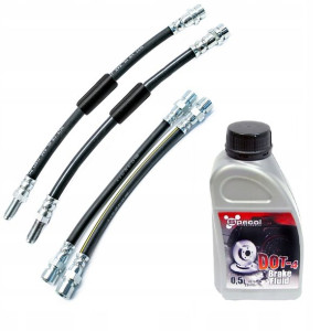 Przewody hamulcowe elastyczne BMW E30 bębny OEM