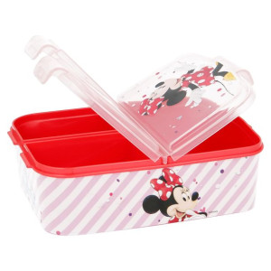 MYSZKA MINNIE Pudełko Lunchbox Śniadaniówka Organizer