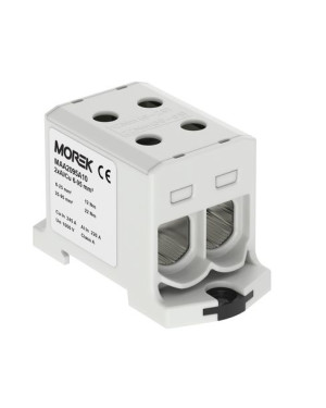 Złączka szynowa 6-95mm AL/CU TS-35 1x4 otwory szary MAA2095A10