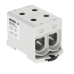 Złączka szynowa 35-240mm AL/CU TS-35 1x4 otwory szara MAA2240A10