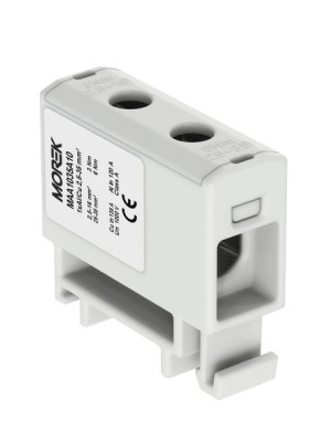 Złączka szynowa gwintowa 2,5-35mm AL/CU szara MAA1035A10