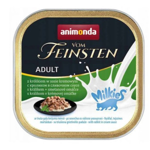Animonda Feinsten Mokra Karma Dla Dorosłych Kotów Królik w Sosie Kremowy 10