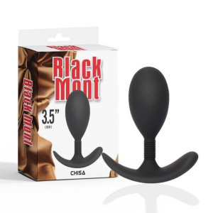 Mały Korek analny Black Mont 9cm Chisa