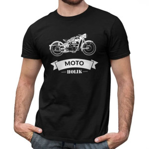 Motoholik - Męska koszulka pomysł na prezent dla motocyklisty