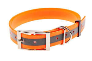 Obroża odblaskowa wodoodporna 20 mm 27-41 cm