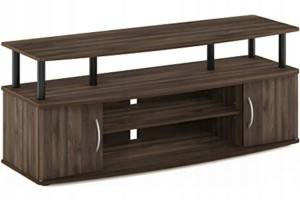 Furinno JAYA Large TV Cabinet BRĄZOWY