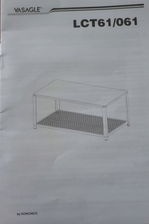 Vasagle Lct61mg Coffee Table