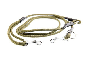 Smycz przepinana 3 m fi 8 mm - khaki