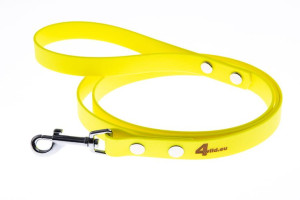 Smycz wodoodporna 150 cm - neonowy żółty