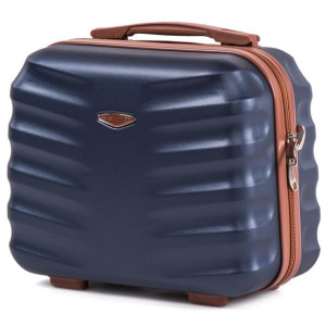 WINGS 402 Pojemny Kuferek kosmetyczka podróżna BC Blue