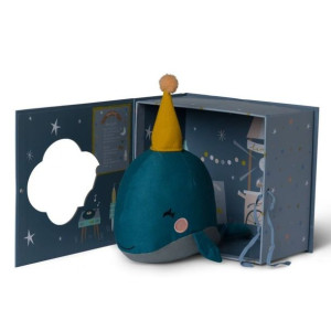 Picca Loulou - Przytulanka Pan Wieloryb 21 Cm Luxury Gift Box