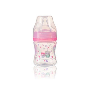 402/02 But.a/Kol Szeroka 120Ml Różowa Babyono