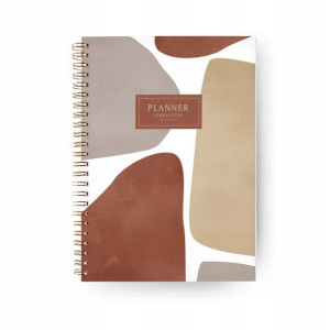 PLANER a5 TYGODNIOWY PIONOWY Terracotta