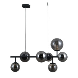 Lampa Wisząca Italux Frontera Nowoczesna Czarna   Pnd-40423-7