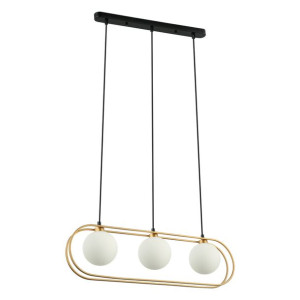 Lampa Wisząca Italux Grosetta Led Nowoczesna Złota Pnd-53423-3-Gd