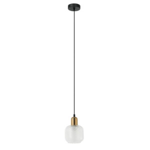 Lampa Wisząca Italux Lamezia Led Nowoczesna Brąz  Pnd-67594-1-Bro+Cl