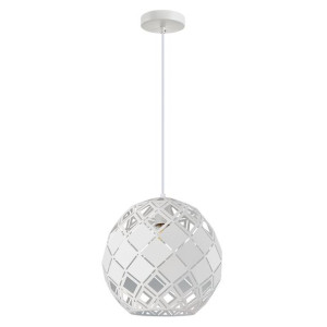 Lampa Wisząca Italux Paulela Led Nowoczesna Biała Pnd-34221-1L-Wh
