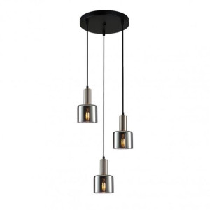 Lampa Wisząca Italux Santia Led Nowoczesna Srebrna Pnd-65342-3A-Sc+Sg